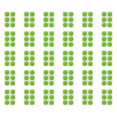 thumbnail image 2 of 6 Pegatinas Parches Aptos para Adultos Pequeños () Verde, 2 of 6