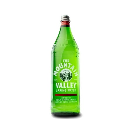 Mountain Valley Spring Water 1L Glass Bottle- Pack of 12