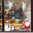 thumbnail image 1 of Pegatinas navideñas para ventana, calcomanías de dibujos animados de Papá Noel, árbol de Navidad, muñeco de nieve, calcomanía de vidrio, decoraciones de Feliz Navidad para el hogar, Año Nuevo 2024, 1 of 4