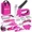 Pink, variant on THINKWORK 27Pc Staple Gun Set includes pink staple guns, a 3-in-1 upholstery stapler, and 900 staples. Staple Gun tool kit is perfect for DIY projects
