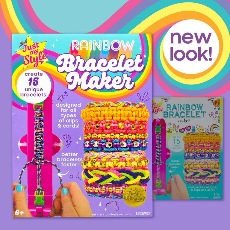 Setting up the Friendship Bracelet Maker to make the first