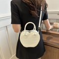 thumbnail image 4 of Bolso de hombro con forma de manzana bolso cruzado con patrón de piedra bolso con asa superior para mujer, 4 of 9