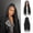 Black-sgb, variant on More Beautiful 30 Inch Ombre Burgundy Synthetic Knotless Box Braid Glueless Full Double Lace Wig with Baby Hair for Black Women