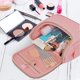 thumbnail image 3 of Bolsa de maquillaje, bolsa de viaje para cosméticos, bolsa de mano portátil para cosméticos para mujer, bolsa de artículos de tocador grande, organizador, 3 of 5
