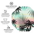 thumbnail image 4 of Disketp Tropical Summer Palm Funny Coasters,6 Pcs Leather Coasters With Holder, Perfect Housewarming Hostess Gifts,Protect Furniture From Water Marks Scratch And Damage, 4 of 9
