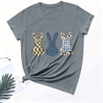 thumbnail image 4 of Lorytime Easter Cute Shirts for Women Crew Neck Shirt Short Sleeve Trendy Tee Bunny Loose Casual Festival Outfit, 4 of 6