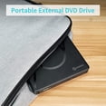 thumbnail image 5 of External CD DVD Drive, USB 3.0 Type-C DVD Player, Portable CD DVD +/-RW Drive for Laptop or Desktop, Compatible, 5 of 5