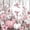 A White Pink, variant on Manfei Fall Pumpkin Maples Leaf 7-Piece King Bedding,Harvest Season King Bed in a Bag,Black Reversible