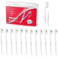 thumbnail image 1 of JOUGE Disposable Mini Toothbrush Travel Toothbrushes with Toothpaste Portable Mix Flavor 24pcs (24), 1 of 6