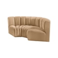thumbnail image 5 of Meridian Furniture Arc Camel Velvet Modular Sectional, 5 of 9