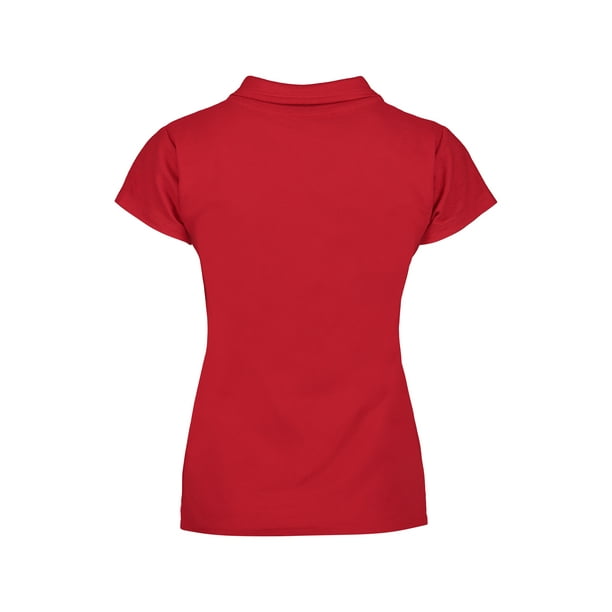 Camisa polo roja mujer deals