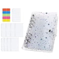thumbnail image 2 of Carpeta de cuaderno de PVC A6 Sunnimix Sobre de presupuesto En efectivo Cubierta de planificador cuaderno de facturas Color blanco, 2 of 8