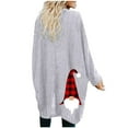 thumbnail image 4 of Uhndy 2022 Jackets for Women, Women Casual Christmas Printed Blouse Mid-Length Cardigan Long Sleeve Tops Sweater Winter Coats Christmas Gifts for Women, 4 of 6