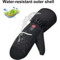 thumbnail image 6 of Snow Deer Heated Mittens Gloves for Men Women, Palm & Handback Heated Rechargeable Electric Ski Snow Mitts with 7.4V 2200mAh Battery for Winter Skating Camping Hunting Hiking Running, 6 of 12