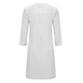 thumbnail image 5 of POINTERTECK Robes pour Femmes Robe Décontractée à Manches Longues Couleur Unie Pull Ample Noir L, 5 of 5