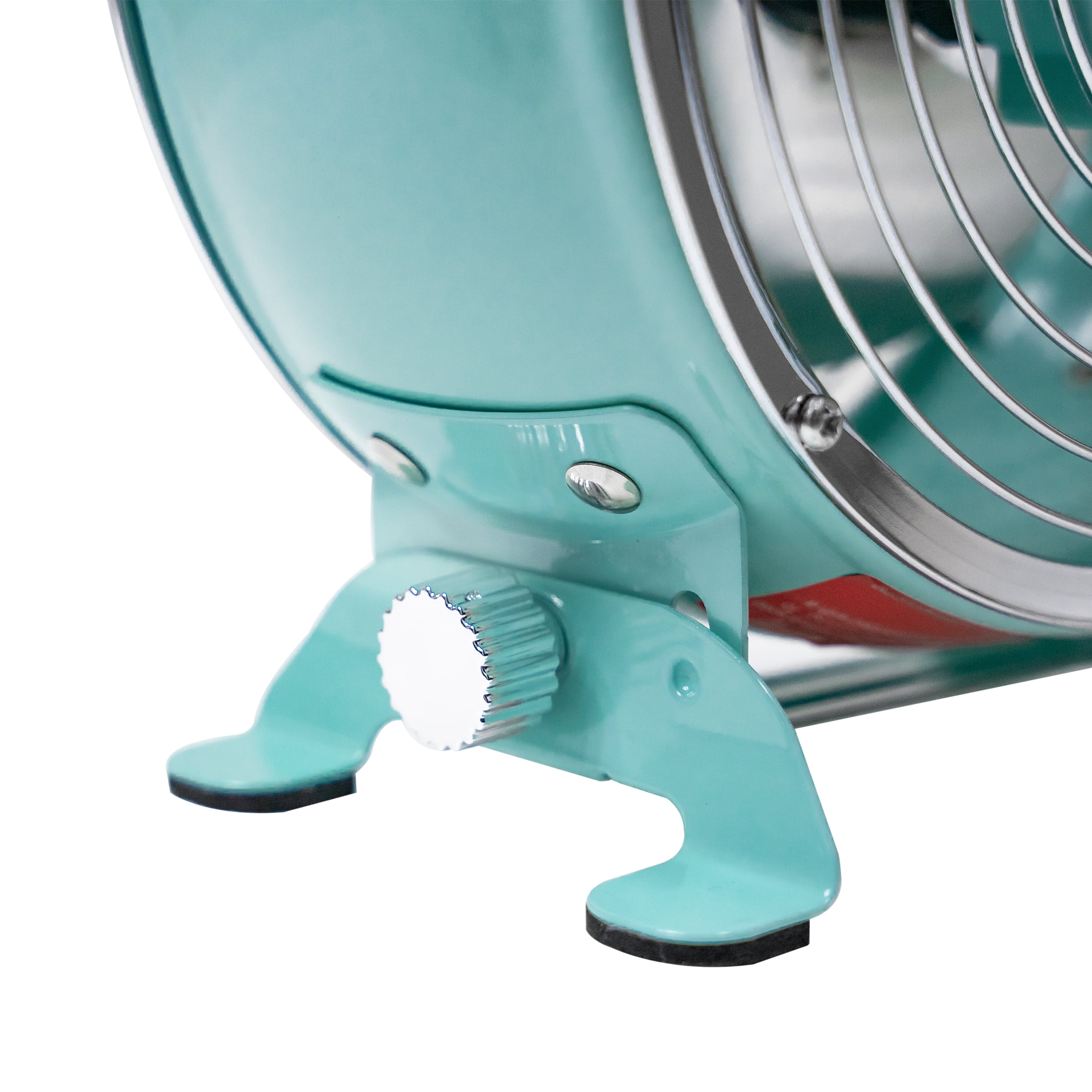 Better Homes & Gardens 5" 3-Speed Mint Retro Personal Metal Drum Fan