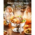 thumbnail image 2 of Juego de platos para buffet Hafing Dish VEVOR, 5 litros, paquete de 4 unidades, acero inoxidable, 2 of 9