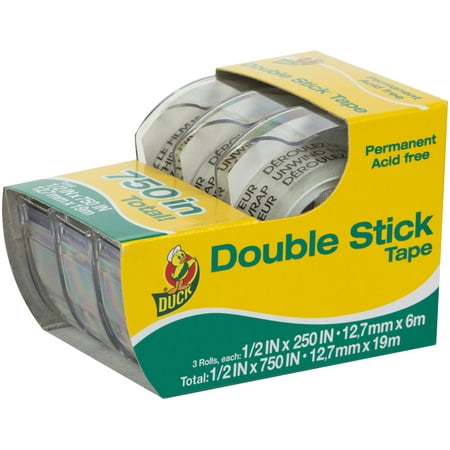 Duck Double Stick Tape Caddy 5 X250 3 Pkg Walmart Canada