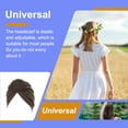 thumbnail image 3 of ZheElen Turban Knit Knot Muslim Inner Hijab Doughnut Elastic Beanie Solid Color Hairband Fashion Caps Bonnet Hair Daily Wear Coffee 1Set, 3 of 6