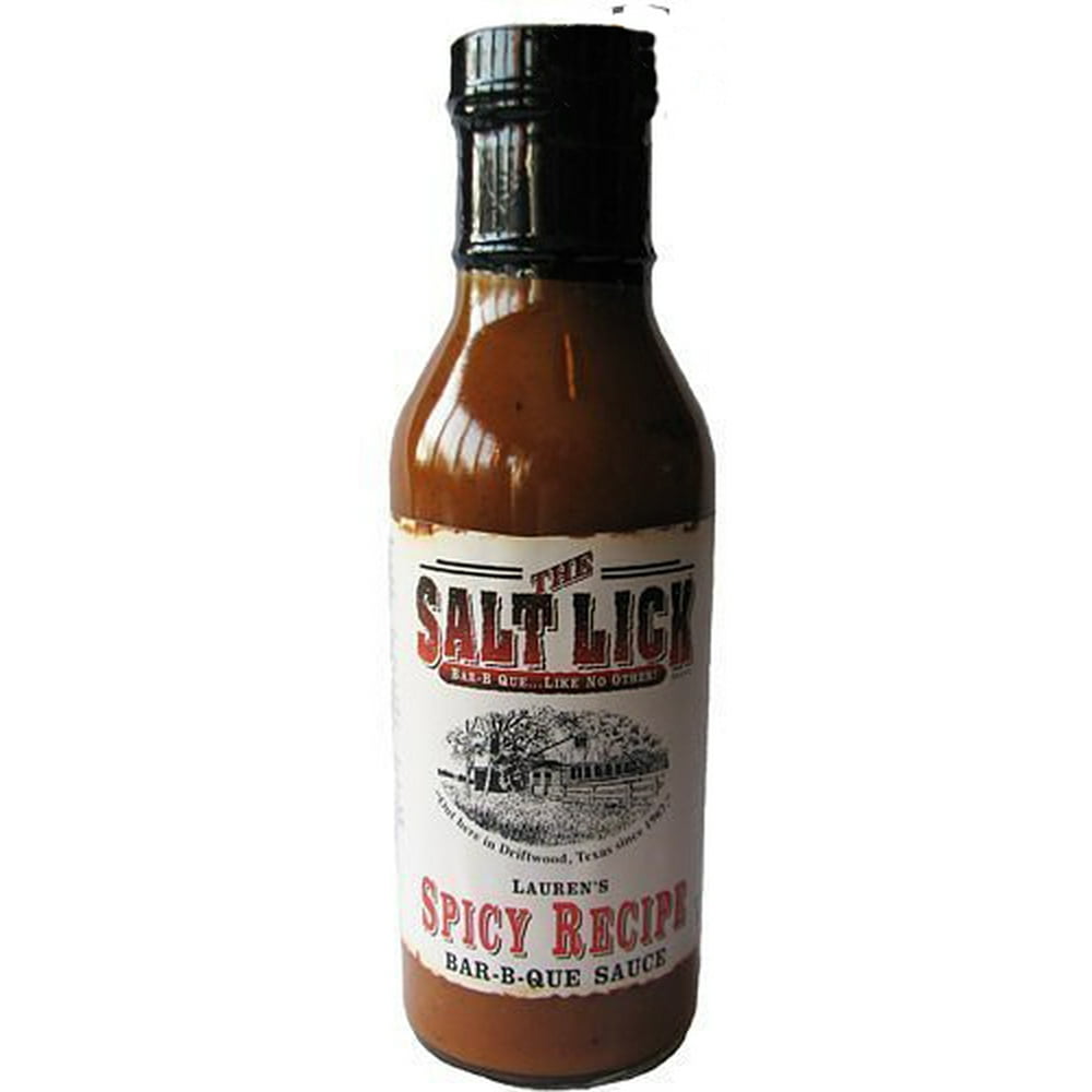 Salt Lick Spicy BBQ Sauce 12oz (pack 3)