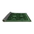 thumbnail image 2 of Ahgly Company Indoor Square Southwestern Emerald Green Country Area Rugs, 4' Square, 2 of 4