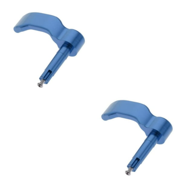 Palanca elevadora Riwesomey del acelerador del pulgar para Polaris 570/850/1000 09+ Azul