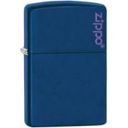 Zippo Logo Navy Matte Pocket Lighter