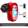 thumbnail image 4 of NiteRider Omega 330 Lumens USB Rechargeable Bike Tail Light Powerful Daylight Visible Bicycle LED Rear Light Easy to Install Road Mountain City Commuting Adventure Cycling Safety Flash, 4 of 7