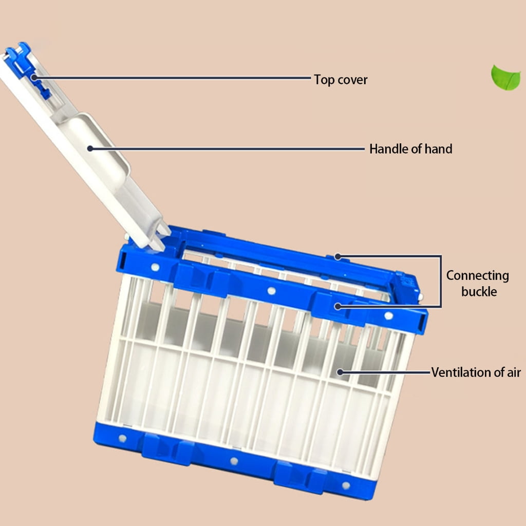 Spliceable Plastic Bird Cage For Small Birds Outdoor Training Pigeons Parrots