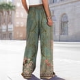 thumbnail image 6 of Bovemsi Wide Leg Pants Woman Women's With Pockets High Waist Adjustable Loose Casual Trousers Business Work Travel Pants, 6 of 6