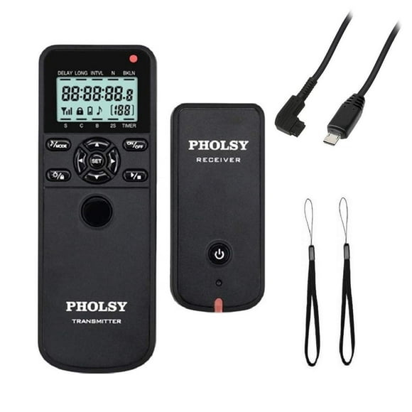 Control remoto con temporizador inalámbrico PHOLSY para Sony a1, a9, a7