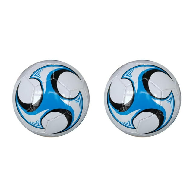 relayinert Long Service Life Soccer Ball For Football Middle School And Training 2 Blue 2Set