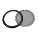 thumbnail image 4 of Cubierta de rejilla para altavoz de 3 pulgadas 93mm círculo decorativo protector de subwoofer negro, 4 of 5