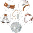 thumbnail image 6 of Long Crossbody Lanyard Clear Case for Samsung Galaxy A24 4G with Adjustable Neck Strap, Glitter Sparkly Bling Quicksand Phone Cover Cases for Samsung Galaxy A24 4G QKG Silver, 6 of 7