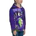 thumbnail image 3 of Kids Beetlejuice Pullover Hoodie Realistic 3d Print Graphic Hooded Sweatshirts With Drawstring, 3 of 8
