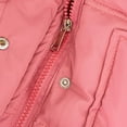 thumbnail image 4 of Efsteb Girls Winter Coat Fleece Lined Down Jackets Long Sleeve Thicked Windproof Warm Hooded Puffer Coats (Pink,4 Years), 4 of 6