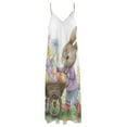 thumbnail image 4 of Easter Bunnies Rabbits Design Sleeveless Dress Woman Fashion Long Dresses Women's Summer Suit Dress 2025, 4 of 7