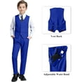 thumbnail image 4 of Lycody Boy's Formal Suit Set Slim Fit Kids Tuxedo Suits for Wedding Teen Toddler Boy Dress Suit Outfit, 4 of 5