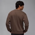 thumbnail image 2 of Men's Jordan Brooklyn Fleece Crewneck - 'Baroque Brown/Sail' - XL, 2 of 2