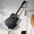 thumbnail image 3 of Soporte de pared para guitarra DAZZLIFE Acoustic Horizontal de Madera Negro, 3 of 8
