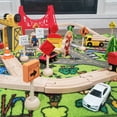 thumbnail image 2 of Attatoy Toy Juego de señales de tráfico para construcción de carreteras de madera; Señales de tráfico Coches de juguete pequeños y otros vehículos fundidos a presión y coches y juguetes de madera, 2 of 5