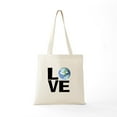 thumbnail image 5 of CafePress - I Love The World Tote Bag - Unisex Canvas Tote Bag, Beige, 1-Piece, 5 of 6