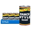 (12 pack) Ranch Style Beans, Canned Beans, 26 oz.
