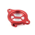 thumbnail image 4 of ZS Aluminum Motorcycle Oil Filter Cap Cover For Honda CRF450X 05-17 CRF450R 02-08 ATV Red, 4 of 8