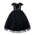 thumbnail image 2 of Cap Sleeves Sequin Flower Girl Dress Special Occasions Bridesmaid 211, 2 of 3