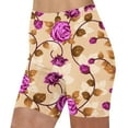 thumbnail image 2 of Puntoco Pantalones cortos deportivos para mujer, mallas de yoga estampadas a la moda para mujer, pantalones deportivos sólidos para correr, gimnasio y fitness para mujer, pantalones activos de tr, 2 of 4
