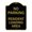 Black & Gold, variant on 18 x 24 in. Designer Series Sign - No Parking Sign No Parking - Resident Loading Area, Black & Gold