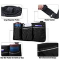 thumbnail image 4 of SHCKE Wheelchair Side Bag Electric Wheelchair Armrest Bags Rollator Bag Wheelchair Storage Pouch Bag Wheelchair Side Organizer, 4 of 8