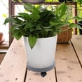 thumbnail image 4 of MOVTOTOP Plateau Roulant pour Plante Support de Jardinière Rond Support de Pot de Fleurs Plateau Mobile avec Roues, 4 of 8