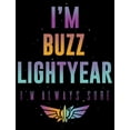 thumbnail image 2 of Men's Lightyear I'm Buzz Lightyear I'm Always Sure  Sweatshirt Black Large, 2 of 4